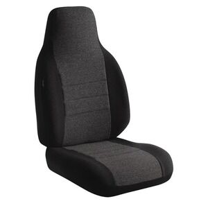 FIA Gray Charcoal Polycotton Rear Seat Covers Crew Cab Custom Fit OE32-67 Truck